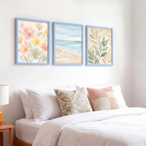 Image of LaVie Home 12x16 Picture Frame for Wall Display, 12x16 Blue Picture Frame with HD Plexiglas, 12 x 16 Poster Frame 1 Pack, Display Frame for Vertical or Horizontal, Classic Collection