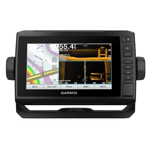 Garmin ECHOMAP UHD 73sv, 7" Keyed-Assist Touchscreen Chartplotter with U.S. LakeVü g3