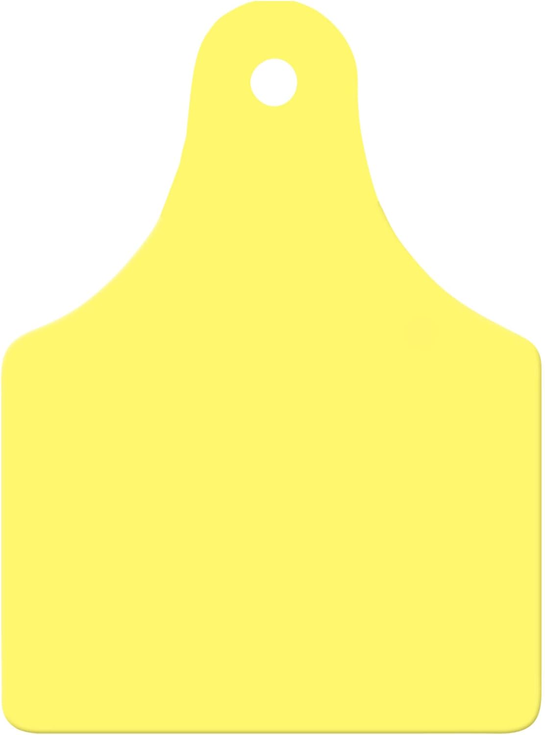 ALLFLEX USA GLF/GSMY 115451 Ear Tag, Blank, Yellow, Large