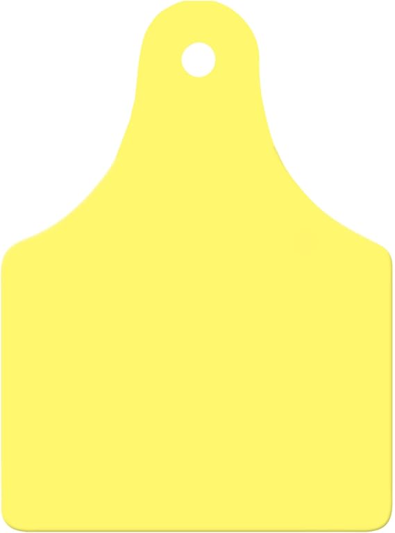 ALLFLEX USA GLF/GSMY 115451 Ear Tag, Blank, Yellow, Large