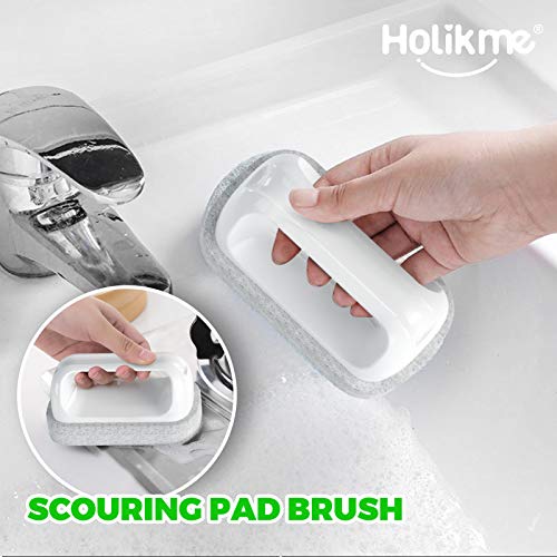 Holikme 5 Pack Kitchen Cleaning Brush Set, Dish Brush for Cleaning, Kitchen Scrub Brush&Bendable Clean Brush&Groove Gap… - Image 5