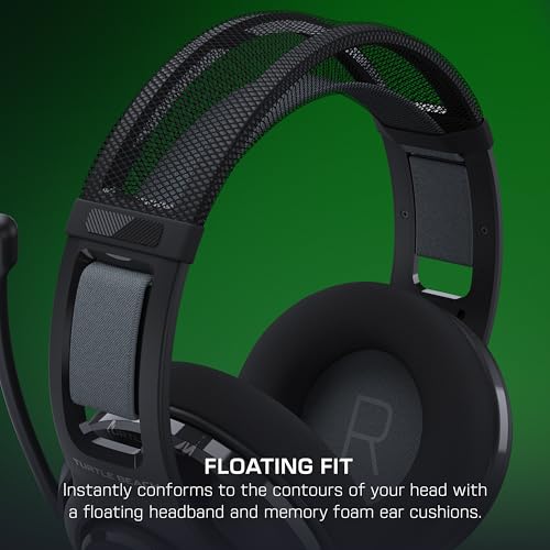 Image of Turtle Beach Atlas 200 Wired Multiplatform Gaming Headset for Xbox, PlayStation, PC w / 3.5mm Wired Connection - 50mm Nanoclear Drivers, Flip-to-Mute Mic, Memory Foam Cushions - Black