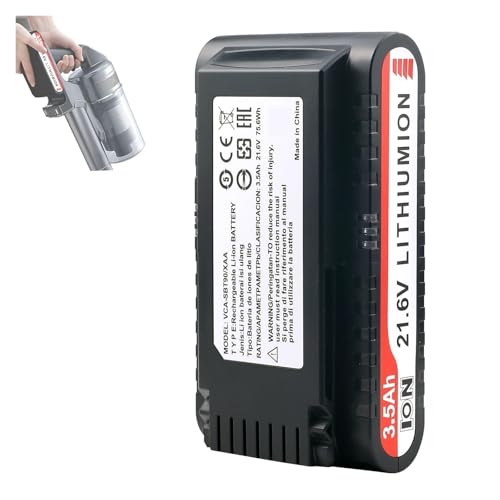 NSWHHV 21.6V 3500mAh Replacement Vacuum Cleaner Li-ion Battery for Cordless Stick Vacuum， compatible for Samsung Jet 90/Jet 75 Pet/Jet 75 ，VCA-SBT90/XAA