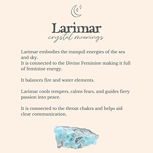 Luna Tide Larimar Bead Drop Anklet In Sterling Silver #TOP3