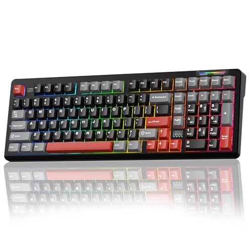 CORBOBO LINGBAO K98 Wireless Mechanical Gaming Keyboard – Tri-Mode BT5.0/2.4GHz/USB-C