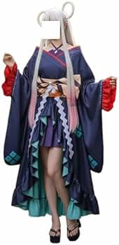 Amazon.co.jp: 超かぐや姫 月見ヤチヨ コスプレ衣装 （ウィッグ 靴