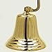 Nautical Premium Polished Brass and Nickel Coated Door Functional Bells | Exclusive Pirate's Decor Gifts Collectibles | Nagina International (Brass, 09 Inches)