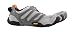 Vibram Men's V Trail Runner, Grey/Black/Orange, 11.5-12 M US / 46 EU