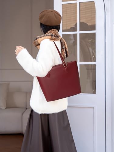 Bolso Tote Grande para Mujer, Satchel con Correa de PU miniatura 2