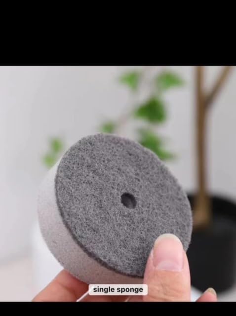 Image of Kitchen cleaner sponge with Soap Dispenser and Easy Fill Design.