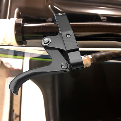 Image of CNC Finger Throttle Clutch Lever 7 /8 inch Handlebar Motorcycle Replacement for Wave Runner (Black)