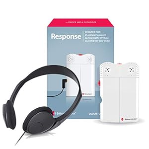 Bellman & Symfon Response Personal Sound Amplifier for Difficult Hearing Situations with Headphones – Wireless Sound Amplification Device – Digital Audio, Clarifies Sound – Easy to Use, for Seniors