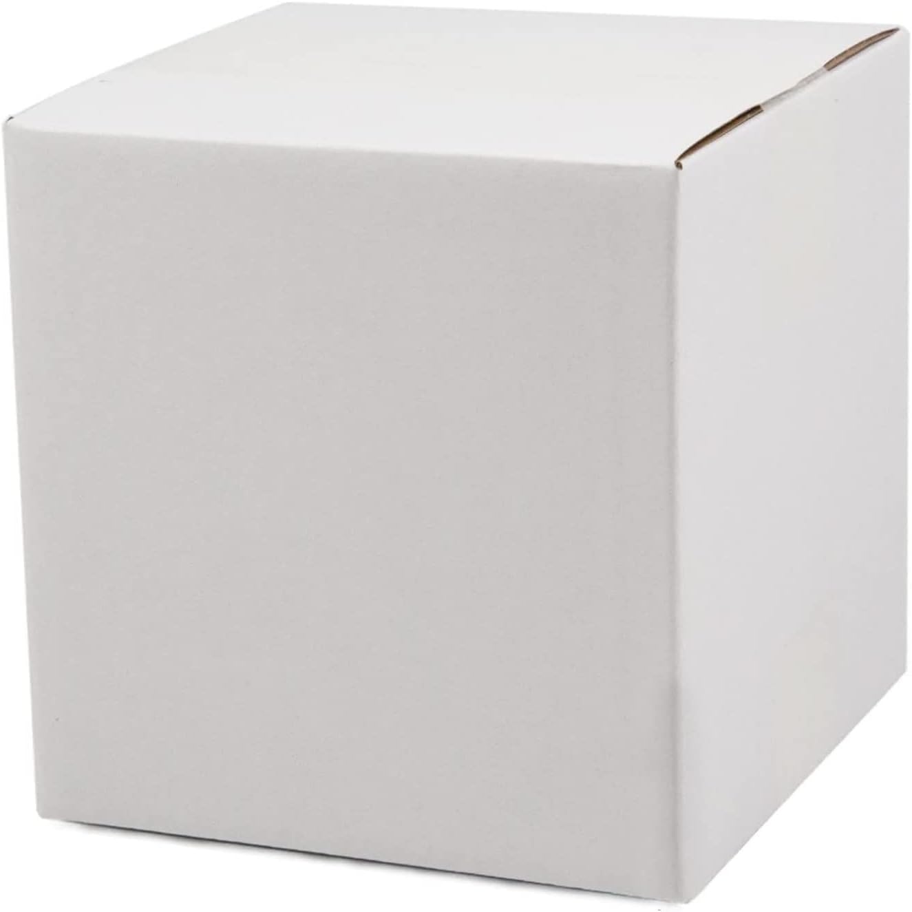 AviiSo Bücherkartons Versandkartons klein 15x15x15cm, Weißer Karton aus Wellpappe für Umzug, Verpackung, Lagerung, Postversand (Color : 100 Pack)