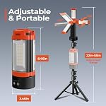 Rechargeable 12000mAh Camping Light with Adjustable Stand - Image 7