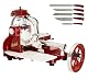 Berkel Volano B3 Aufschnittmaschine in Rot und Gold
