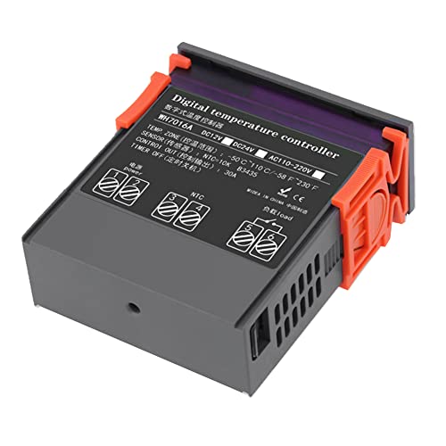 Junterone 7016A Controlador de Temperatura Digital 220V 30A con Termostato de Control de Temperatura de Alta Potencia CalefaccióN RefrigeracióN Sensor