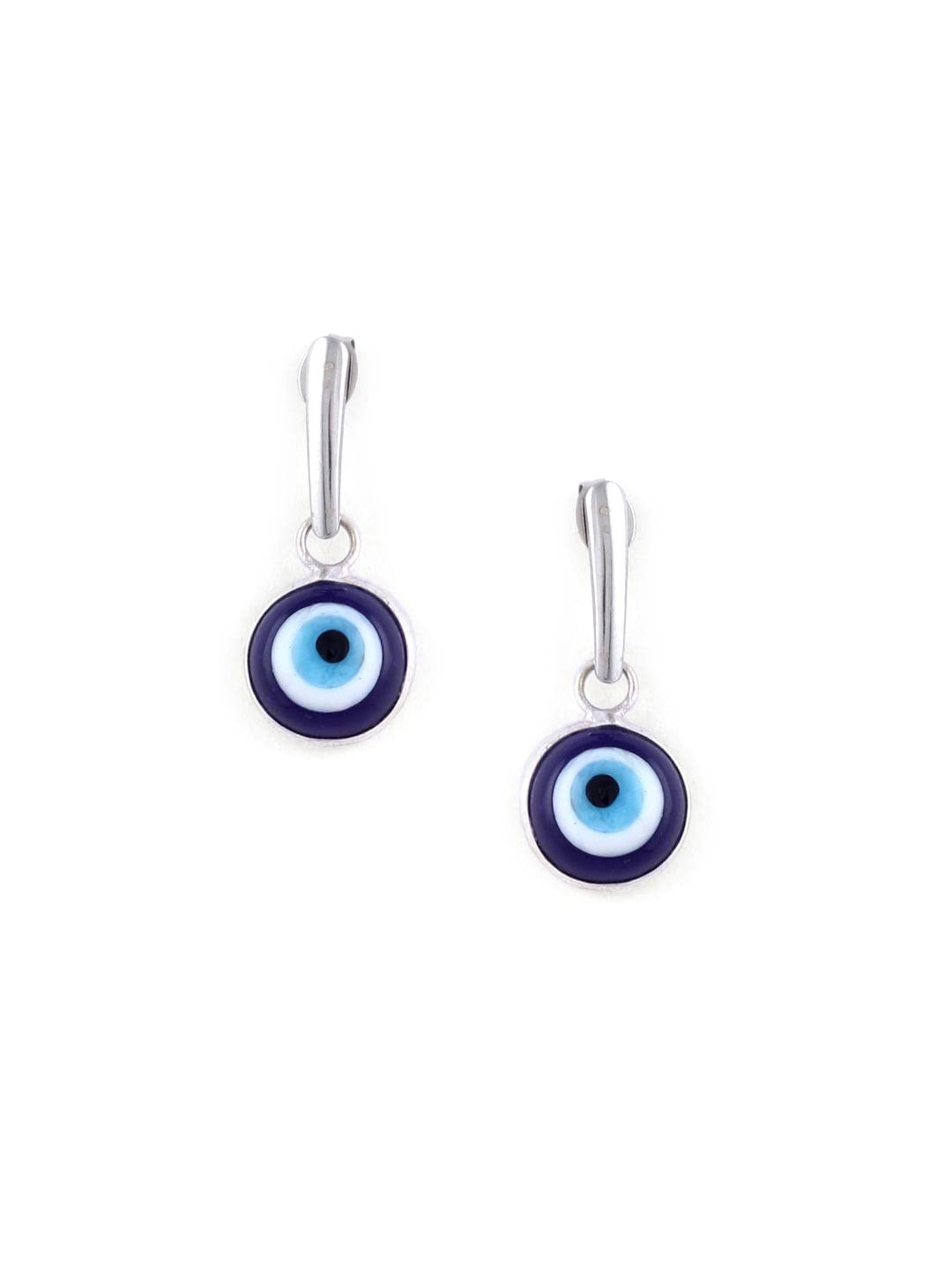 El Regalo 1 Pair Evil Eye Hamsa Hand Earrings - Small Dangle Drop/ Hoop Earring Dainty Blue Evil Eye & Protection Hypoallergenic Earrings for Girls & Women (Round Silver Evil Eye Studs) (B09S5ZSNWB) Amazon Price History, Amazon Price Tracker