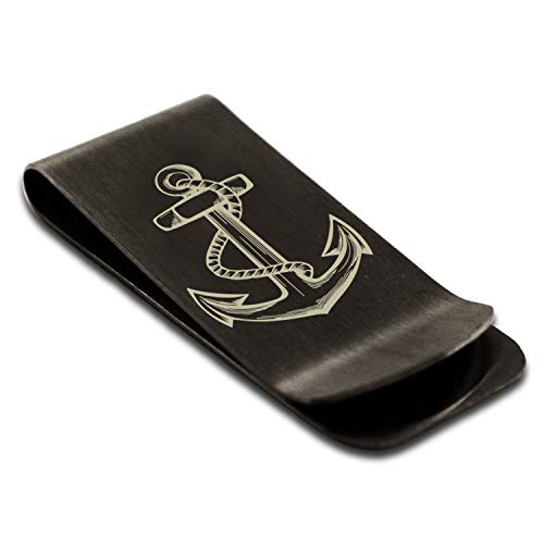 Stainless Steel Mariner Nautical Anchor Money Clip Credit Card Holder
