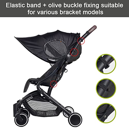 Fulenyi Baby Stroller Sun Shade Sun Protection Sun Shade For Strollers Car Seats Pram Pushchair Bugg-Y Stroller Sunshade Parasol Sun Rain Shade Canopy Cover Awning Anti-Stroller Canopy Sun Shade #TOP4