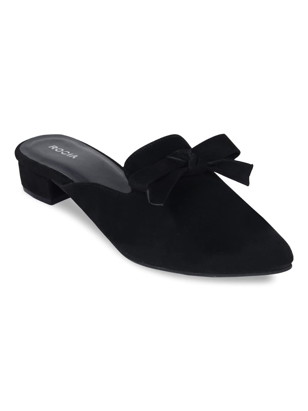 ROCIA Women Suede Bow Tie Mules