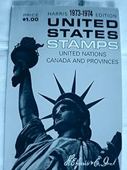 Paperback Harris 1973-1974 Edition United States Stamps United Nations Canada and Provinces Book