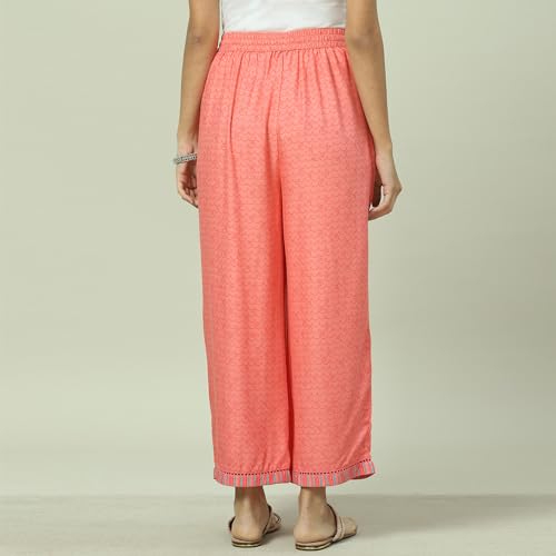 Image of Rangriti Coral Liva Palazzo for Women