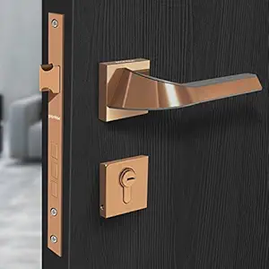 Plantex Heavy Duty Door Lock - Main Door Lock Set with 3 Keys/Mortise Door Lock for Home/Office/Hotel (7090 - PVD Satin Black Matt)