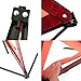 Suquosor Car Tripod Folded Stop Sign Reflector Car Emergency Breakdown Warning Tool Triangle Red Reflective Safety Hazard Car Accessories