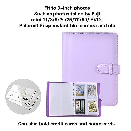 HIYQIN Mini Photo Album Compatible with Fujifilm Instax Mini 13/12/11/41/LiPlay/LiPlay+/9/7s/25/70/90/99/EVO/Link Printer/Polaroid Snap PIC - Image 2