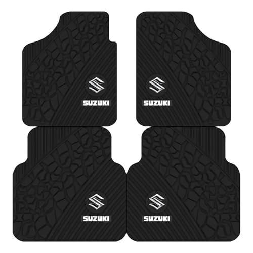 XIYUANFA 4 Pièces Voiture Tapis pour Suzuki Jimny (FJ) 1. Gen 2007-2012 2013 2014 2015 2016 2017, Voiture Avant Arrière Talonnette Tapis Sol Automobile...