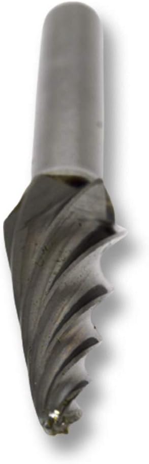 Benchmark Abrasives Ball Shape Premium Tungsten Carbide Burr with 1/4 Inch Shank Aluminum Cut Rotary Tool, Engraving Tool for Non-Metals Shaping Carving(SL-3NF)
