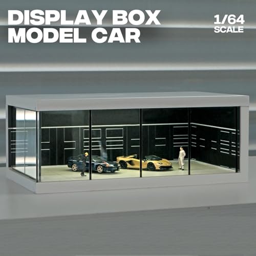 Vitrine miniature de voiture de collection cadeau idéal noir - 6