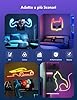Govee Neon Rope Light 2, RGBIC Neon Strisica LED 5m con Mappatura delle Forme, Lavora con la Matter, Alexa e Google Assistant, DIY Effetto luce, per la decorazione della parete del soggiorno, Bianco #5
