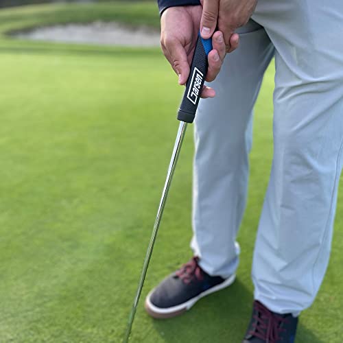 Garsen Golf Putters Grips “Max” | Used To Win A Major Championship | Semi-Tacky Non Tapered, Innovative Patented Design (Blue) #TOP5