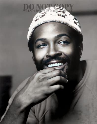 Chanteuse emblématique Marvin Gaye affiche rétro musique américaine