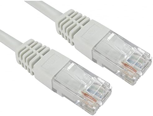 Profesjonalny kabel sieciowy 2 m, biały - jakość premium (26 AWG 100% drut miedziany) / CAT5e (wzmocniony) / RJ45 / Ethernet/łatka/LAN/router/modem / 10/100