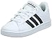 adidas Unisex Kinder Grand Court Sneaker, Ftwwht Cblack Ftwwht, 38 EU