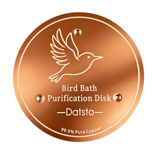datsto Bird Bath Copper Disk, 99.9% Pure Copper Disc to