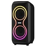 Caixa de Som Ampificada com Bluetooth LED FM, USB Pendrive Grande Potencia Heruz