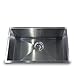 Pro Series 28" x 18" Large Rectangle Stainless Steel Single Bowl Kitchen Sink