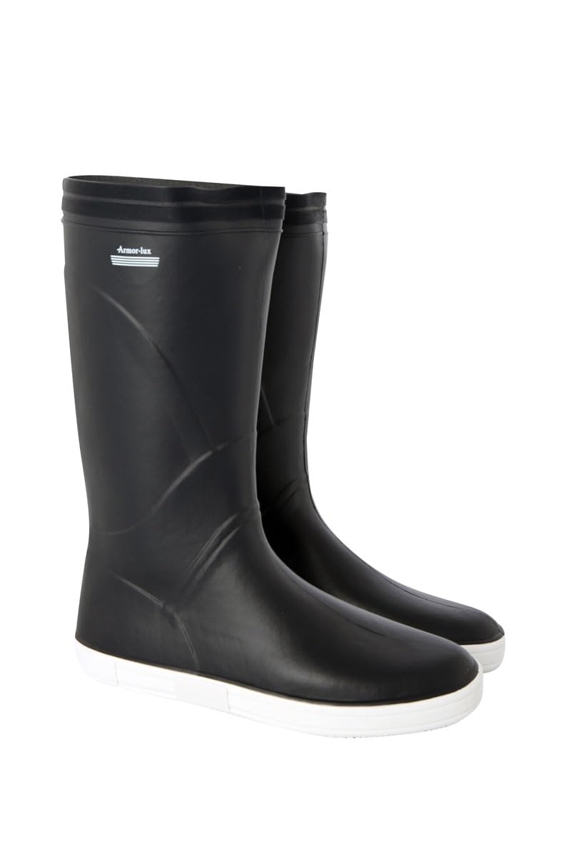 Armor Lux Men's Bottes Bananec Homme Rain Boot, Marine, 3-4.5 UK 36-37EU