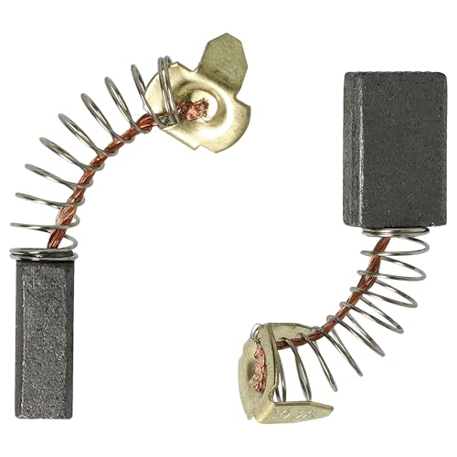 vhbw 2x escobilla 6 x 10 x 16 mm Compatible con Kymco Midi XLS, Midi XL ForU, 31345-AAH6-305, Maxi XL ForU scooter + resorte