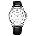 Kakabi Watch for Men, Fashion Minimalist Ultra Thin Wrist Watch Waterproof Quartz Analog Date with Leather Strap