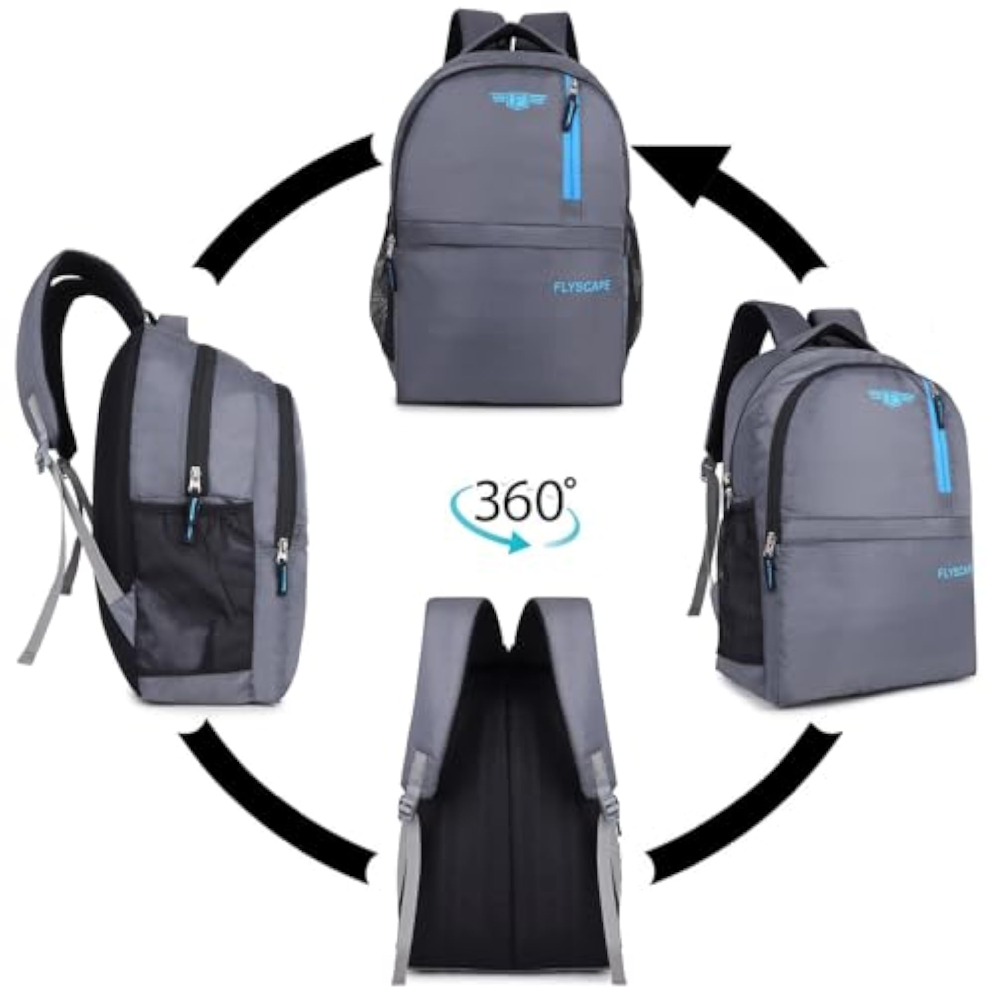 Stylish Multi-Compartment Waterproof Laptop Backpack