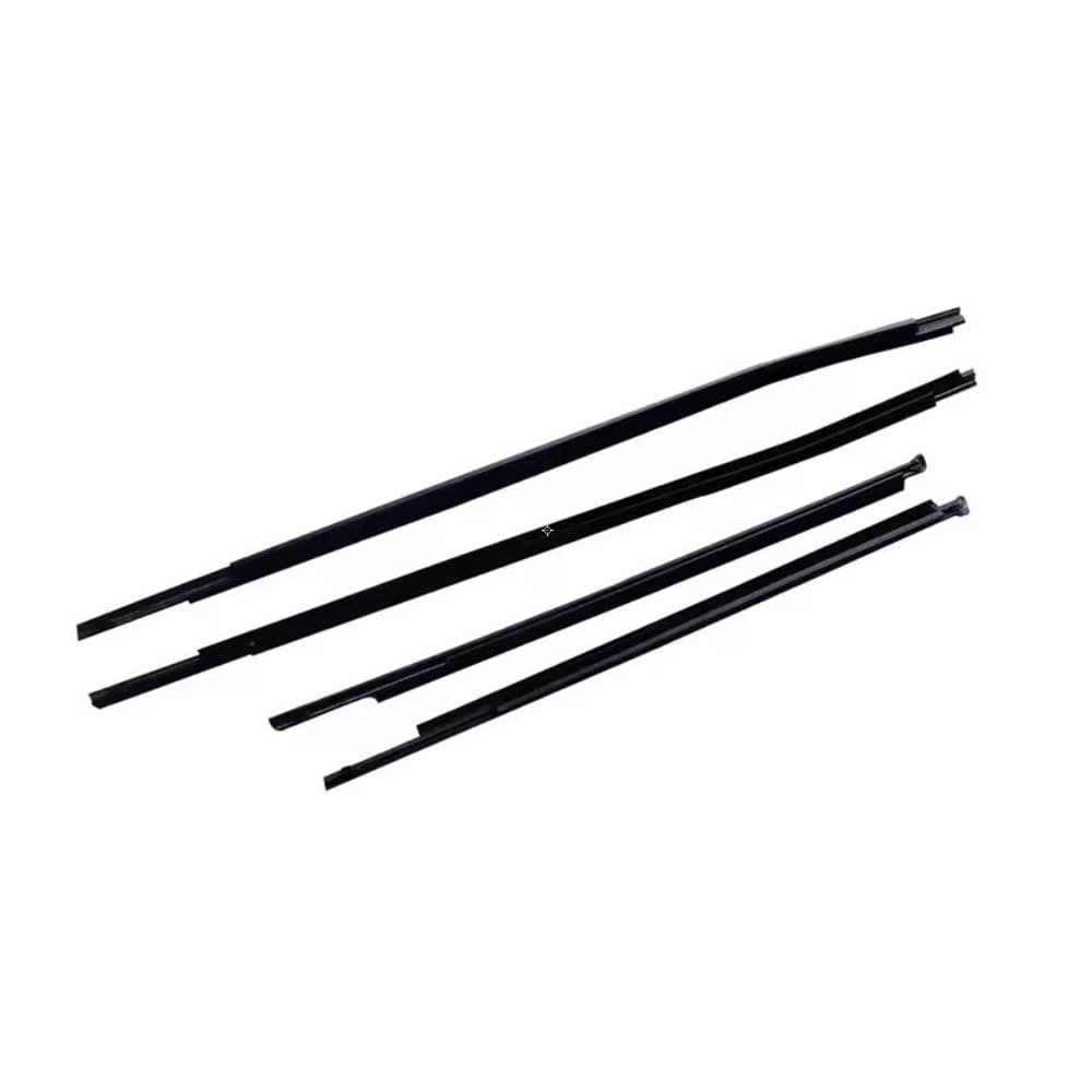Sealing Strip 4PCS Black Car Rubber Weatherstrip Glass Window Molding Trim Seal Belt for Toyota for Revo 2016-2021 68210-0K010