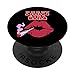 Party Girl Red Labbra con 420 Joint Stoner Spirit Graphics PopSockets PopGrip Intercambiabile