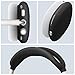 Fintie Silicone Case Cover for AirPods Max Headphone, Anti-Scratch Ear Cups and Headband Cover, Skin Protector Accessories for AirPods Max (Black)