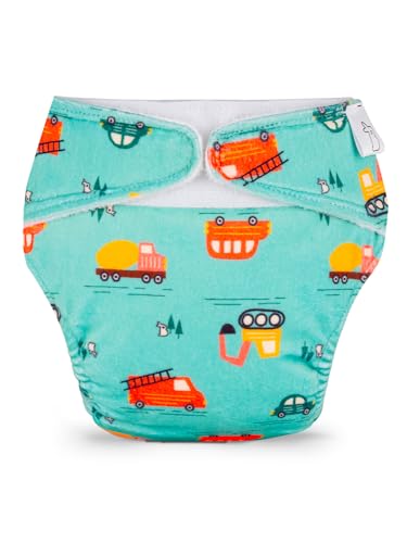 Image of SuperBottoms Reusable Swim Diaper | UNO SuperSoft Cloth Diaper Shell with Velcro | Adjustable Fit for 3M to 3Y | No Insert Needed | Rash-Free & Eco-Friendly Baby Swim Diaper
