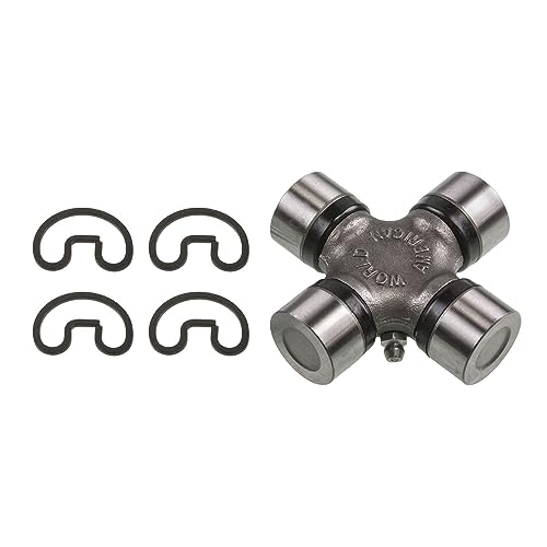 World American 5-153XR 1310 Series Universal Joint 1.062” Bearing Caps, 3.219” Snap Ring Span, OSR Style, Greasable for Replaces Spicer 5,-153X Moog 280 GM 2354320