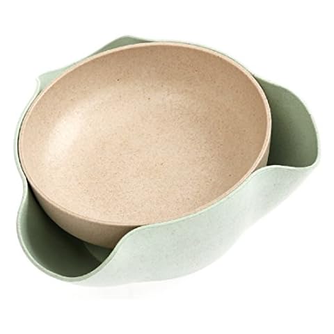 Bamboo's Grocery Double Dish Snack Bowl Cover